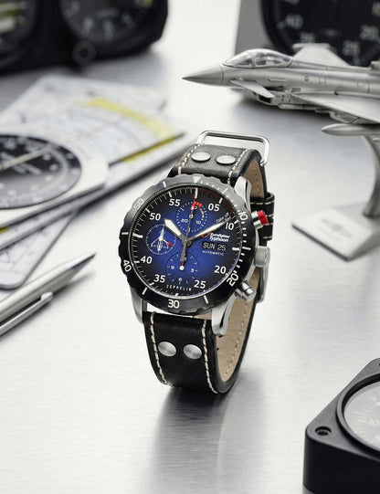 ZEPPELIN 72183 Chronograph Armbanduhr 40 mm ansicht-2
