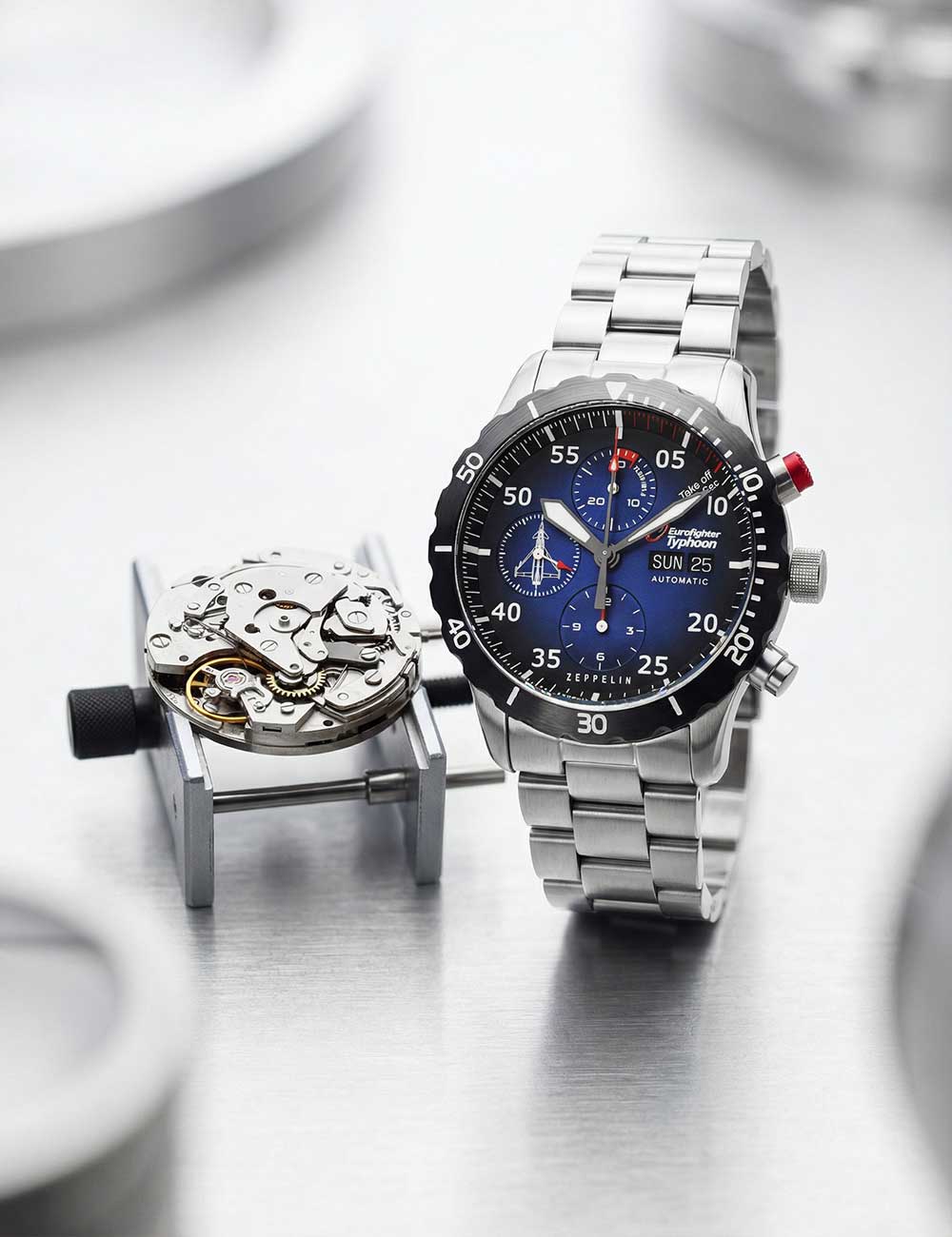 ZEPPELIN 7218M3 Chronograph Armbanduhr 40 mm