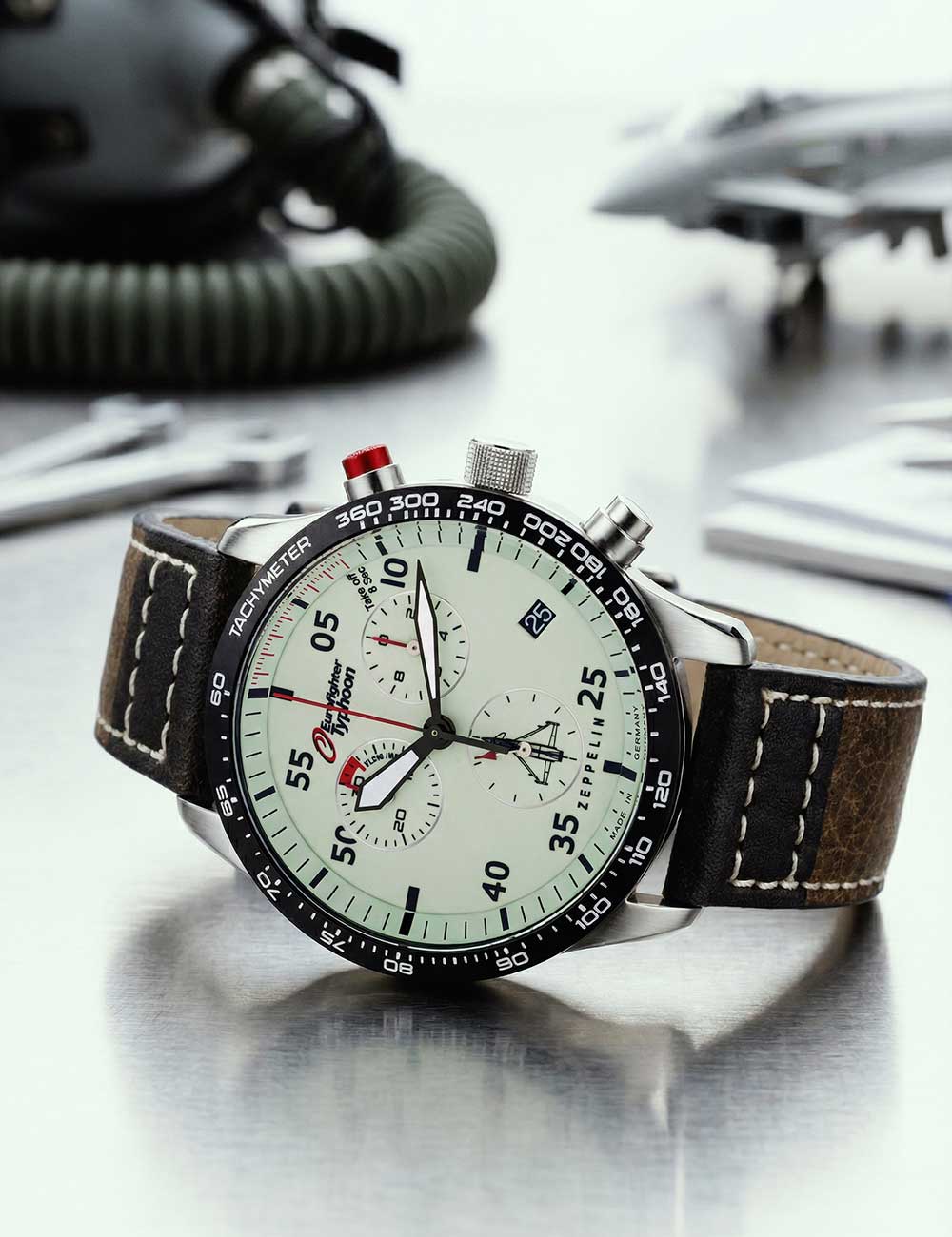 ZEPPELIN 72985 Chronograph Armbanduhr 40 mm ansicht-2