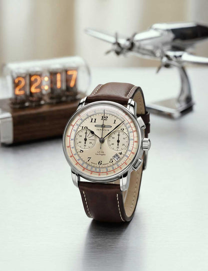 ZEPPELIN 76145 Chronograph Armbanduhr 40 mm ansicht-2
