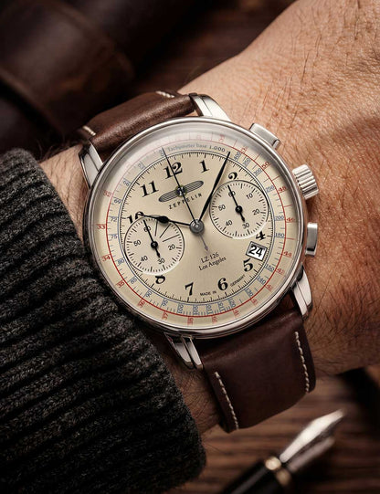 ZEPPELIN 76145 Chronograph Armbanduhr 40 mm ansicht-3