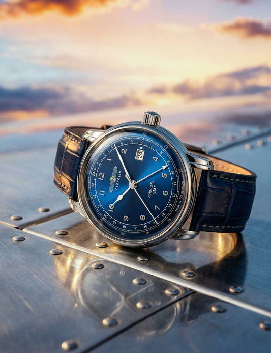 ZEPPELIN 76683 Analoguhr Armbanduhr 40 mm ansicht-2
