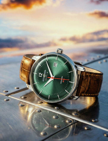 ZEPPELIN 81604 Analoguhr Armbanduhr 40 mm ansicht-2