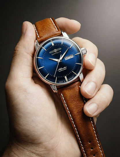 ZEPPELIN 84663 Analoguhr Armbanduhr 40 mm ansicht-2