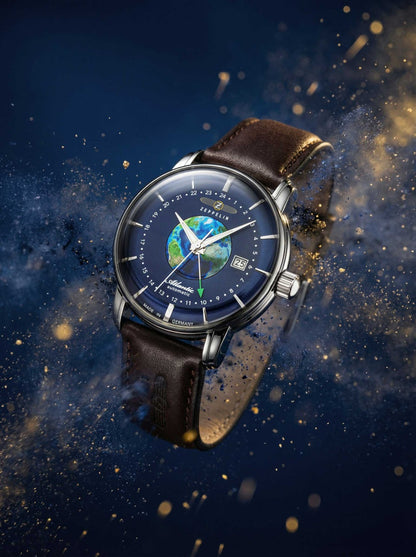 ZEPPELIN 84683 Analoguhr Armbanduhr 40 mm ansicht-3