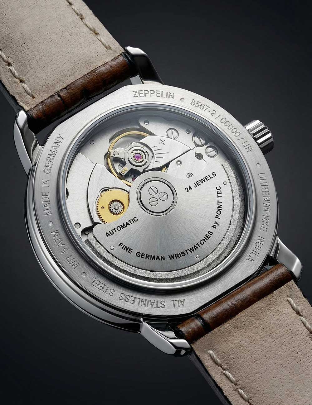 ZEPPELIN 85672 Analoguhr Armbanduhr 40 mm ansicht-2