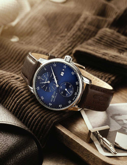 ZEPPELIN 86223 Analoguhr Armbanduhr 40 mm ansicht-2