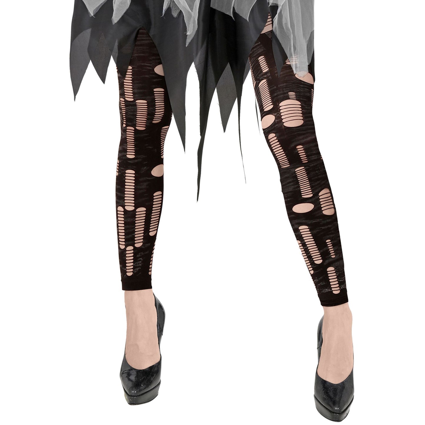 "ZERFETZTE ZOMBIE LEGGINGS" – Vorderansicht