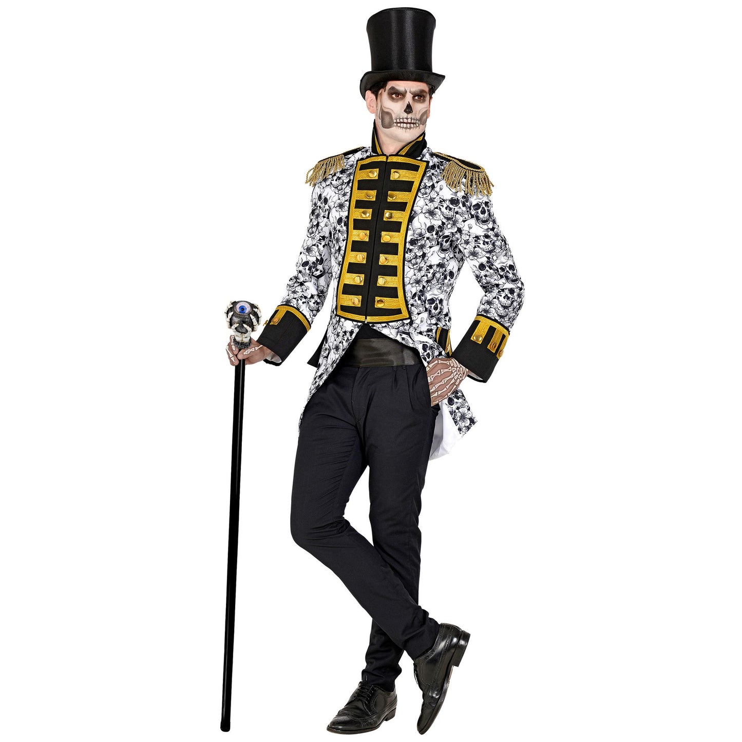 "ZERLEGBARER SKELETT STOCK MIT WACKELAUGE" 110 cm – Ansicht 4