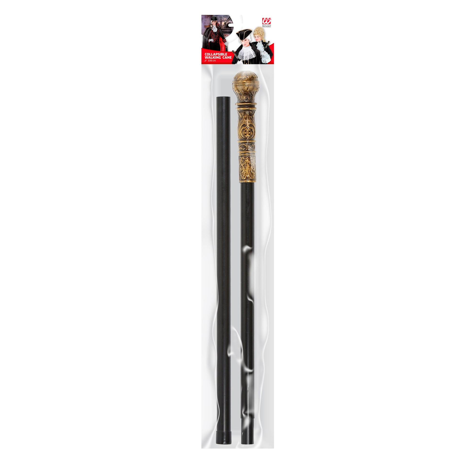 "ZERLEGBARER SPAZIERSTOCK" 108 cm – Detailansicht