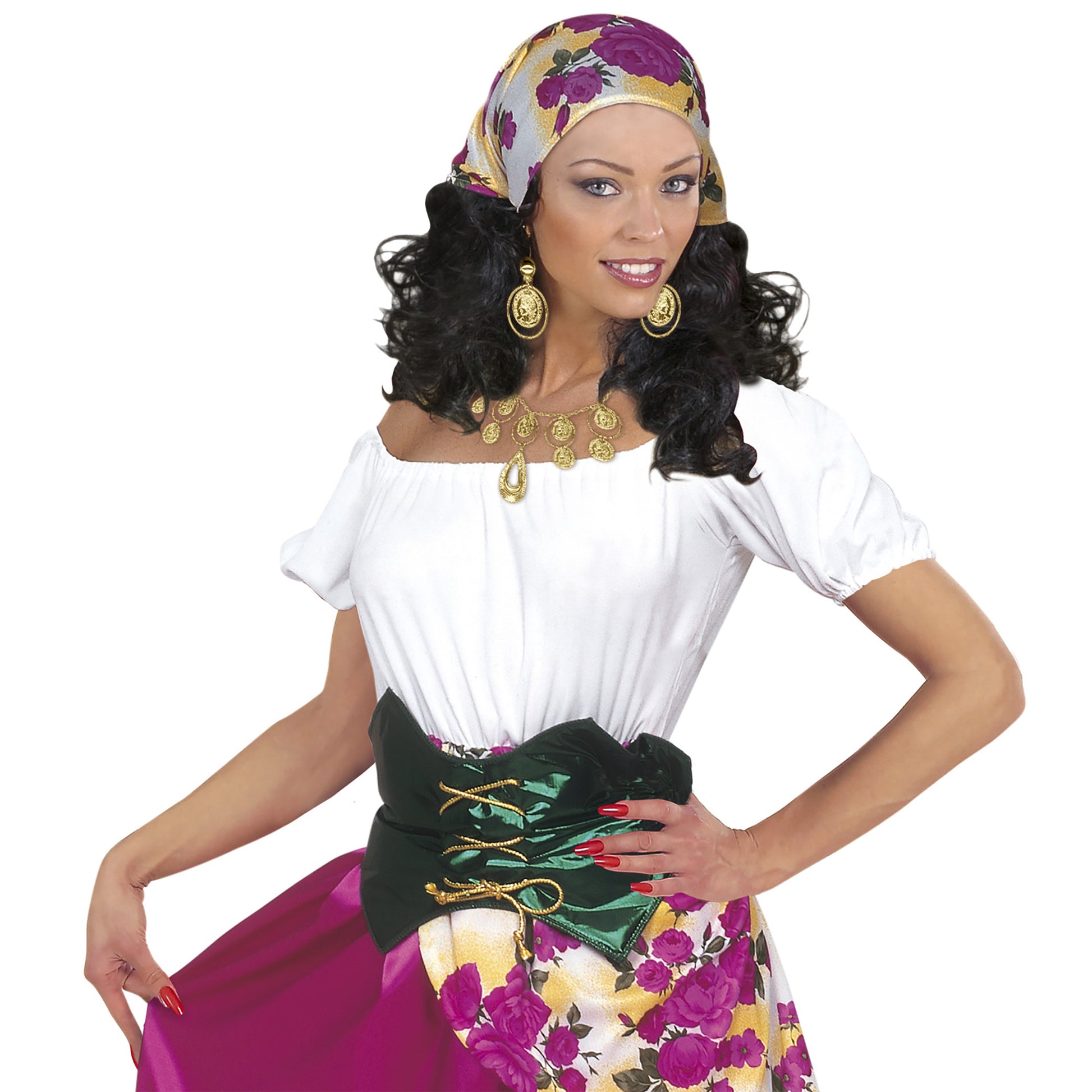 "ZIGEUNERIN" Set (Halskette, Ohrringe) – Ansicht 5