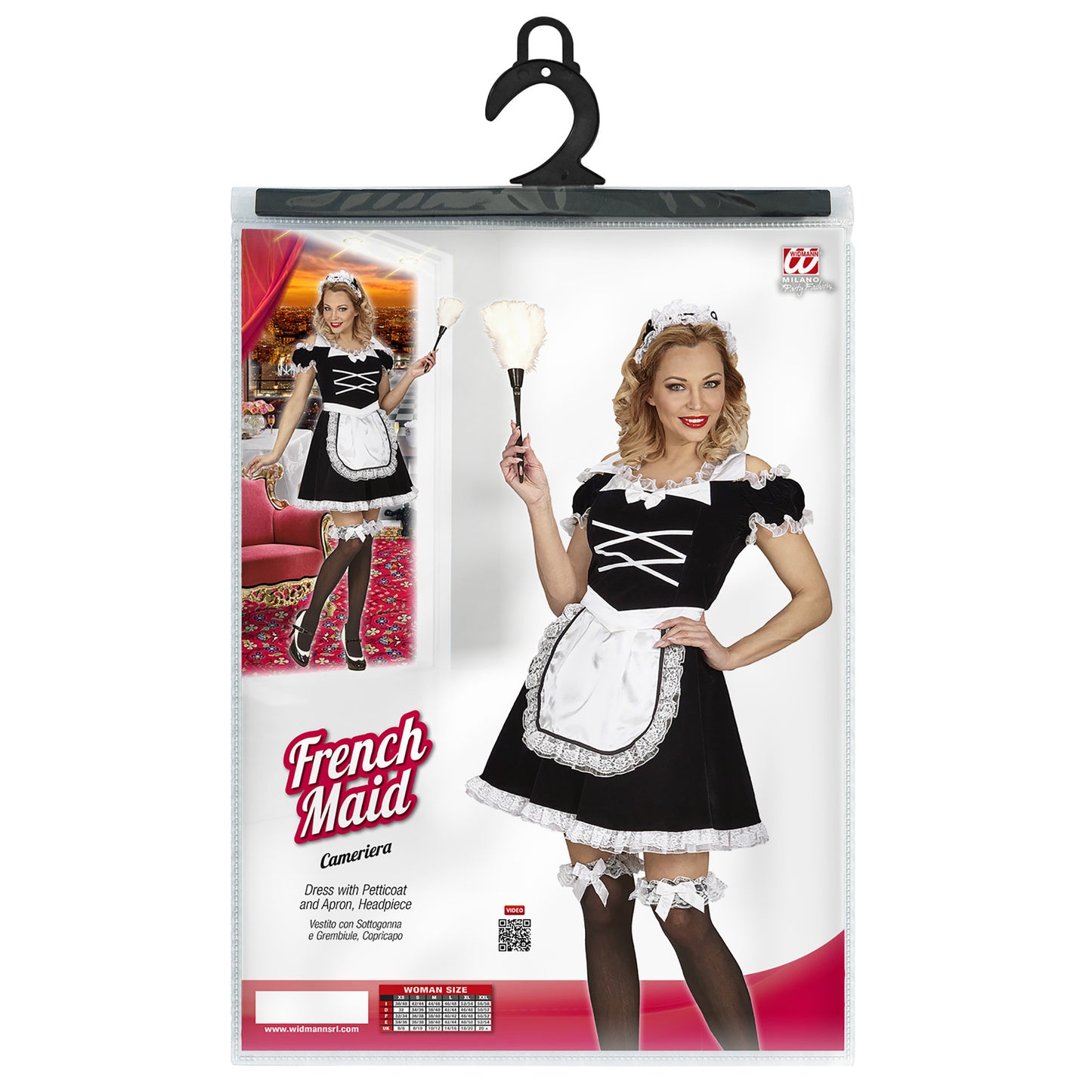 "ZIMMERMÄDCHEN" (Kleid mit Schürze, Haarreif) – Ansicht 4