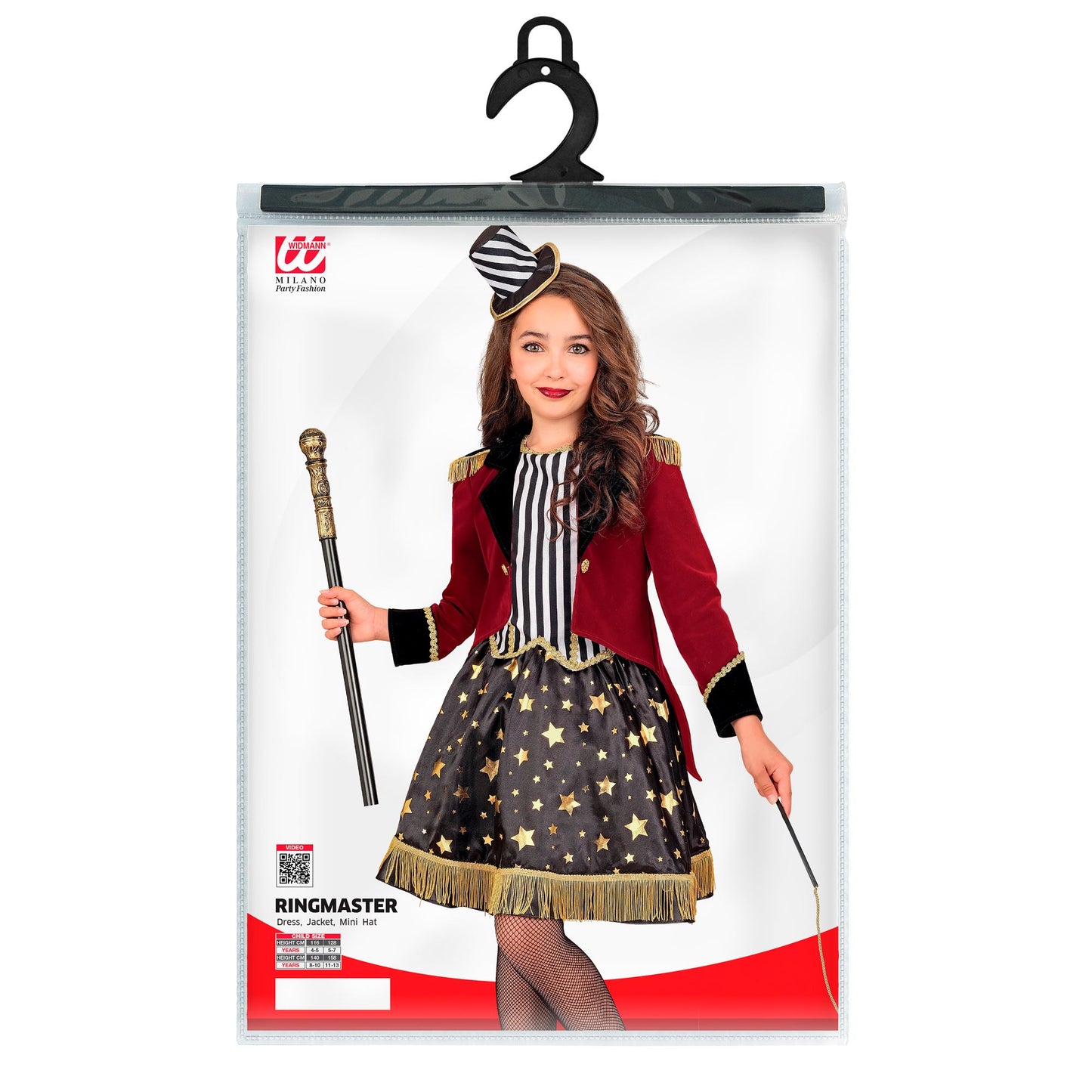 "ZIRKUS DIREKTORIN" (Kleid mit Tutu-Unterrock, Jacke, Minihut) – Ansicht 5