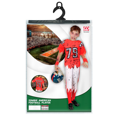 "ZOMBIE AMERICAN FOOTBALL PLAYER" (Muskelshirt, Hose) – Detailansicht