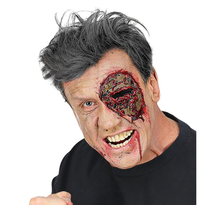 "ZOMBIE AUGE- FX LATEX PROTHESE" mit 2 St. flüssigem Latexkleber – Ansicht 3