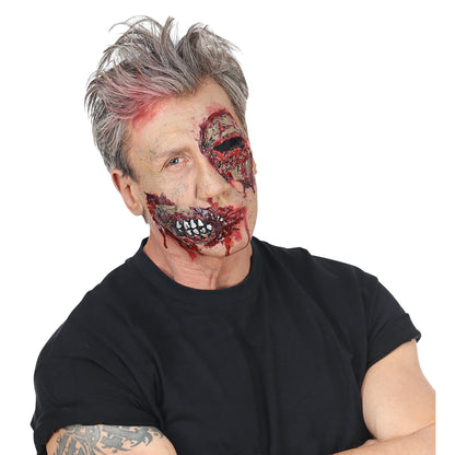 "ZOMBIE AUGE- FX LATEX PROTHESE" mit 2 St. flüssigem Latexkleber – Ansicht 4