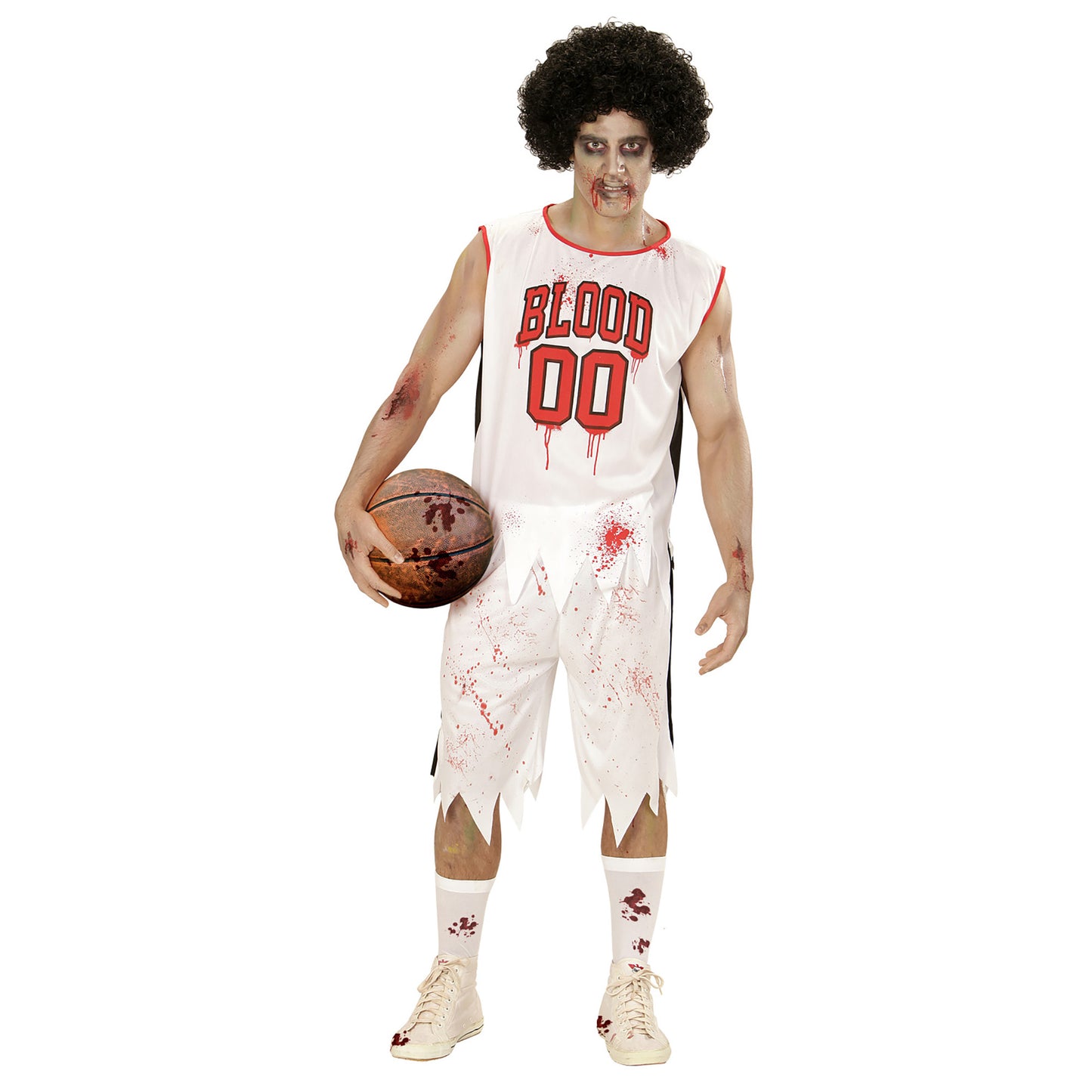 "ZOMBIE BASKETBALLSPIELER" (Shirt, Shorts) – Detailansicht
