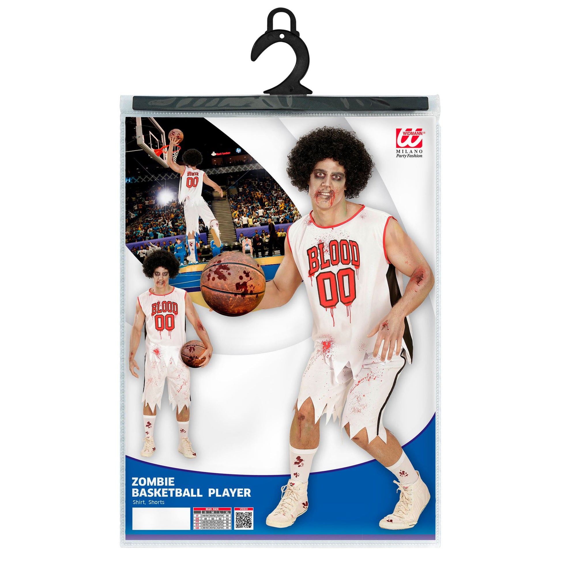 "ZOMBIE BASKETBALLSPIELER" (Shirt, Shorts) – Ansicht 4
