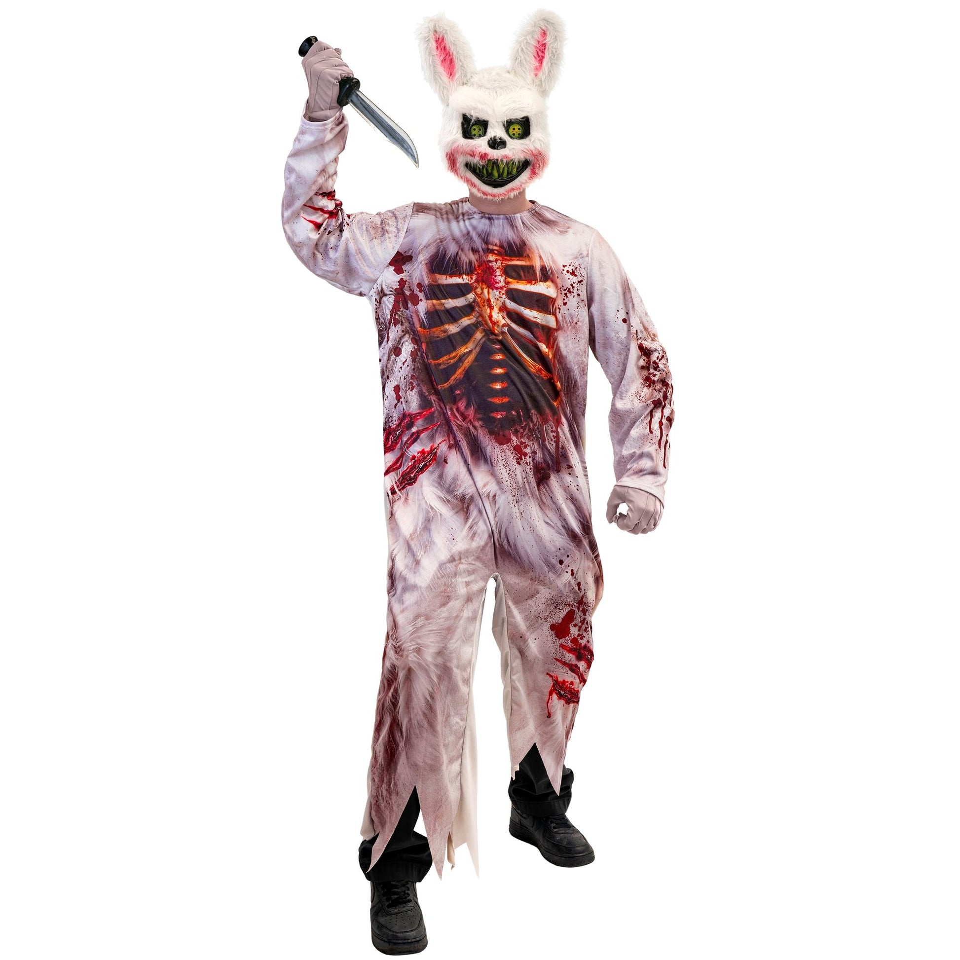 "ZOMBIE BUNNY" (Overall, Maske) – Vorderansicht