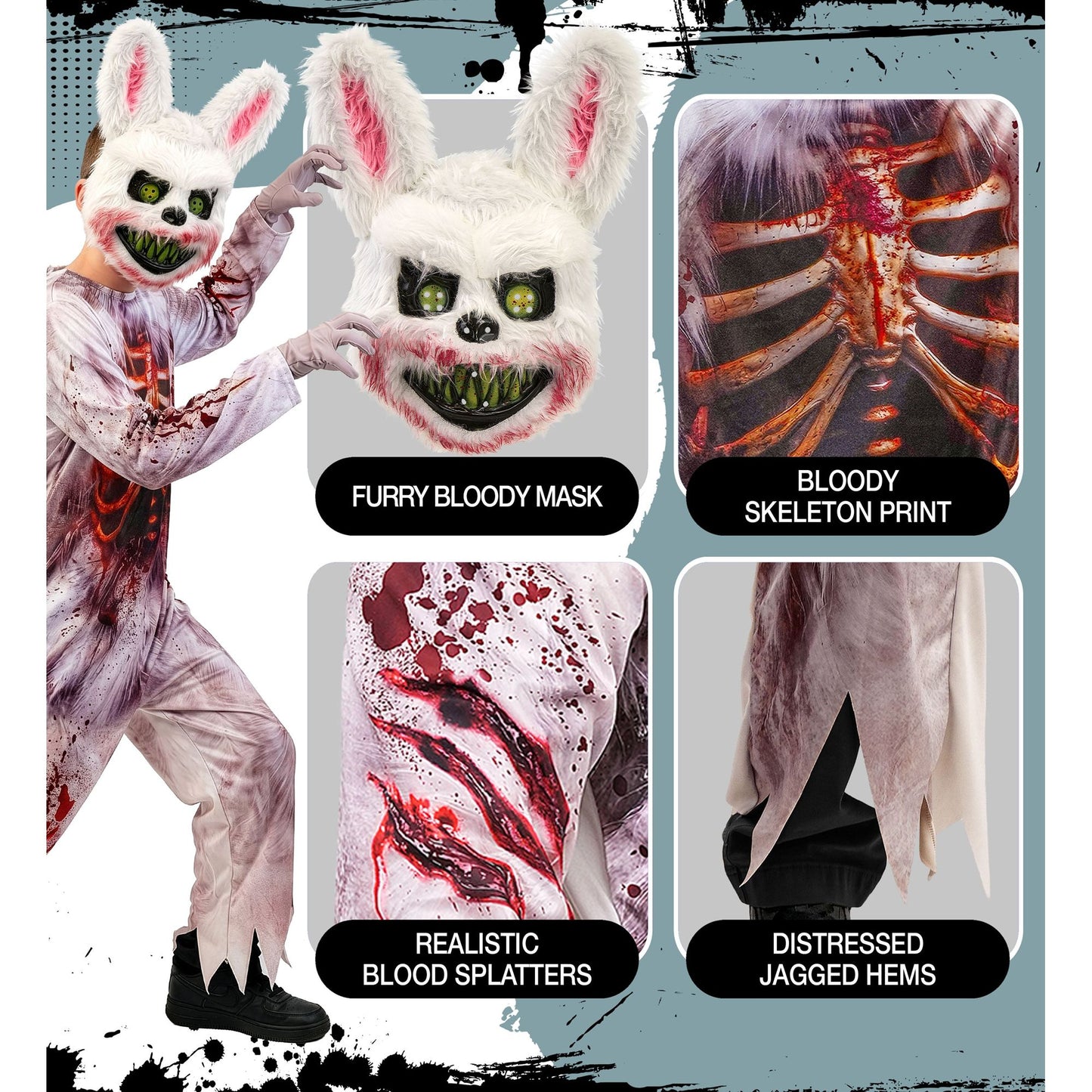 "ZOMBIE BUNNY" (Overall, Maske) – Ansicht 6