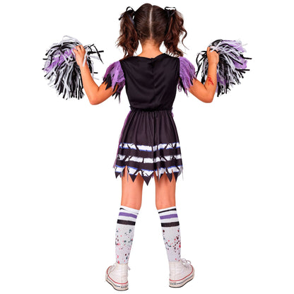 "ZOMBIE CHEERLEADER" (Kleid, Strümpfe, Pompon) – Ansicht 4
