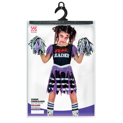 "ZOMBIE CHEERLEADER" (Kleid, Strümpfe, Pompon) – Ansicht 5