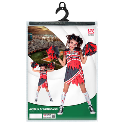 "ZOMBIE CHEERLEADER" (Top, Rock, Pompons) – Ansicht 3