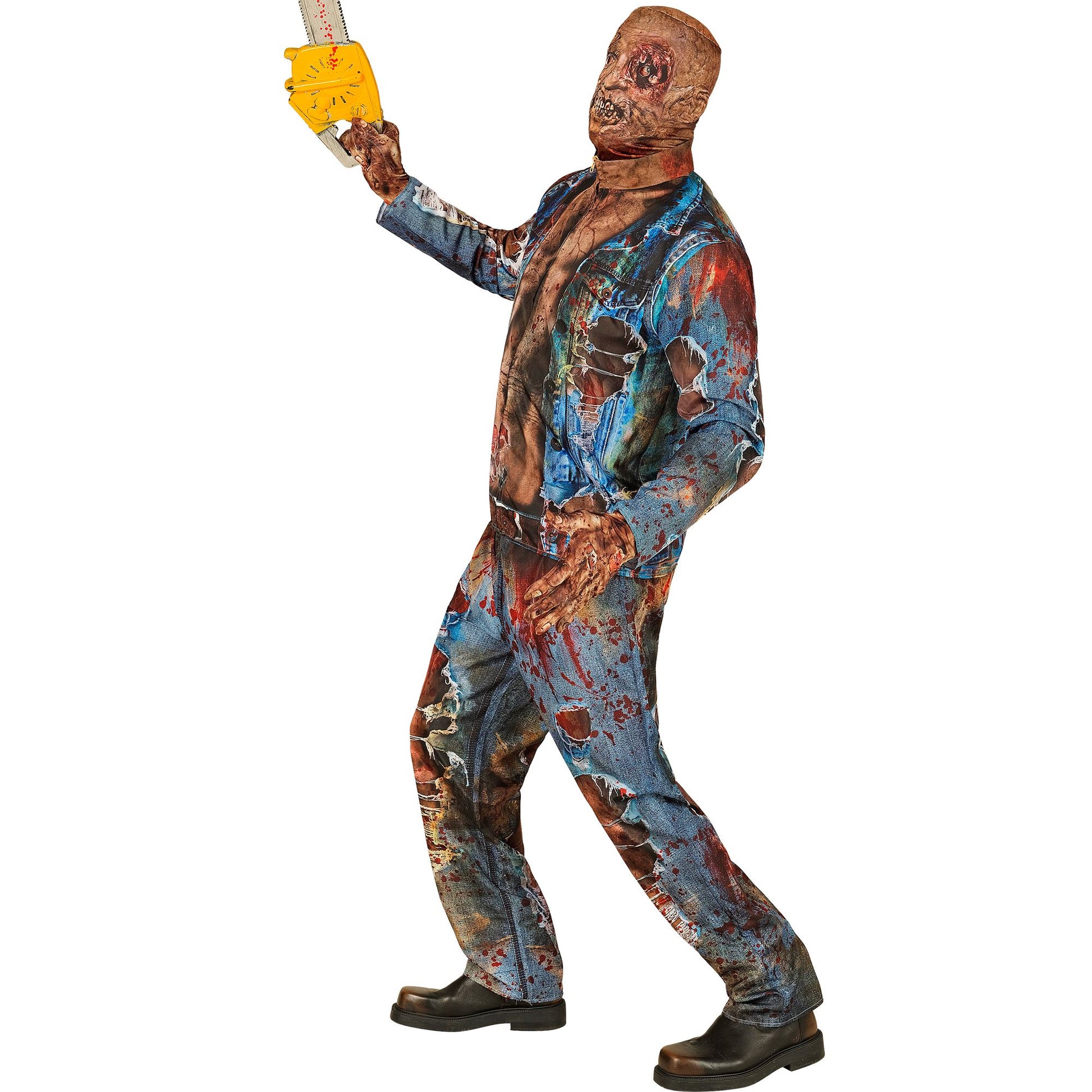 "ZOMBIE FAST COSTUME" (Oberteil, Hose, Handschuhe, Maske) – Ansicht 5