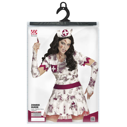 "ZOMBIE KRANKENSCHWESTER" (Kleid, fingerlose Handschuhe, Haube) – Ansicht 4