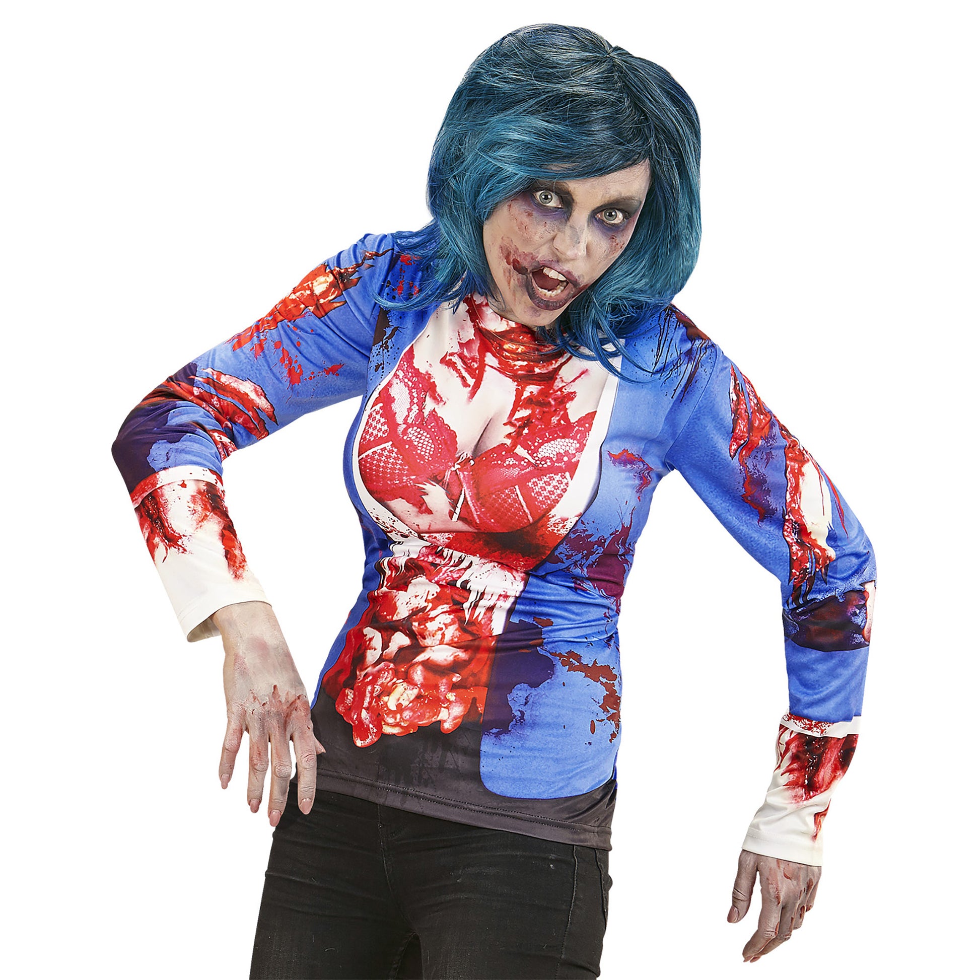 "ZOMBIE" (Longsleeve) – Detailansicht
