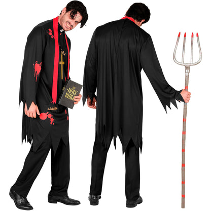 "ZOMBIE PRIESTER" (Robe, Schal, Kreuz) – Ansicht 3
