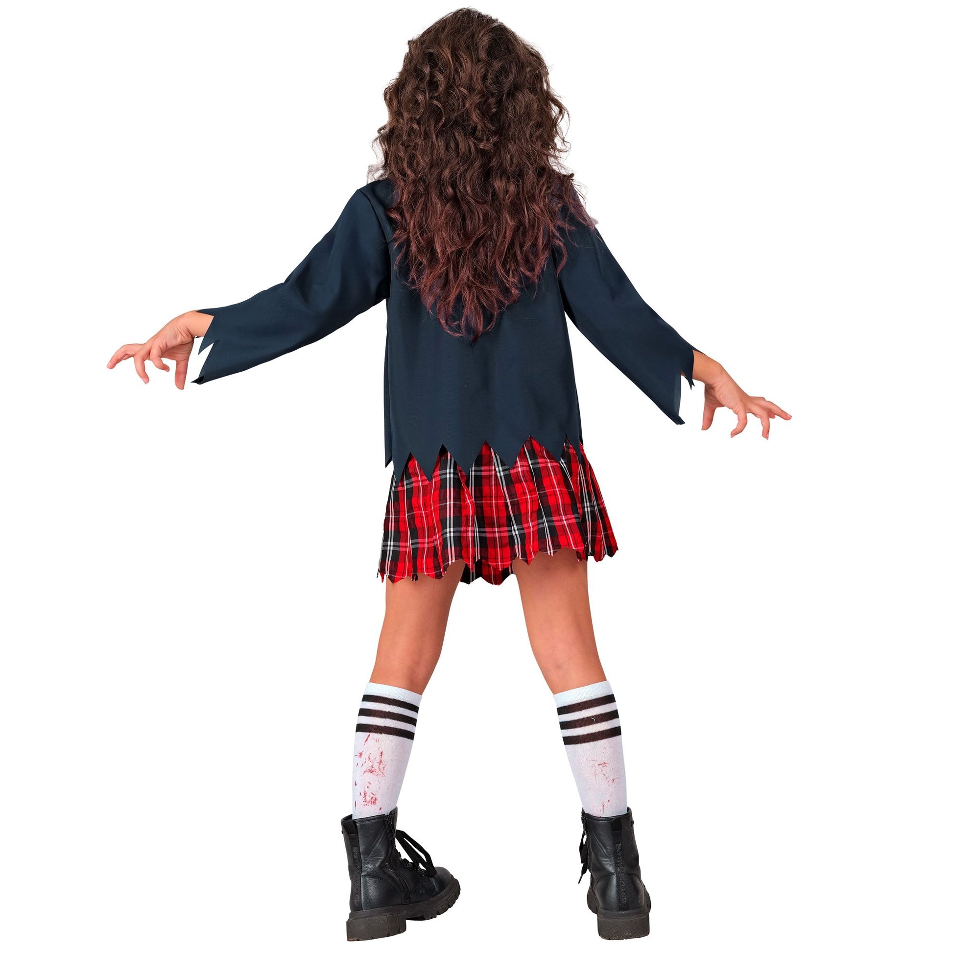 "ZOMBIE SCHULMÄDCHEN" (Jacke mit Bluse, Rock, Kravatte, Strümpfe) – Ansicht 5