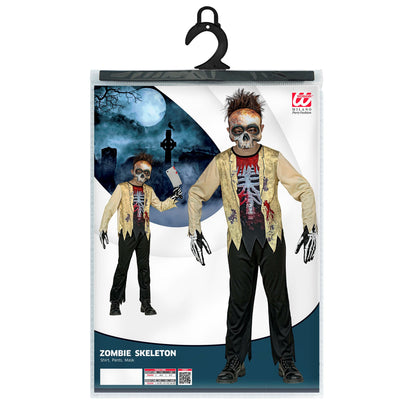 "ZOMBIE SKELETT" (Oberteil, Hose, Maske) – Ansicht 3