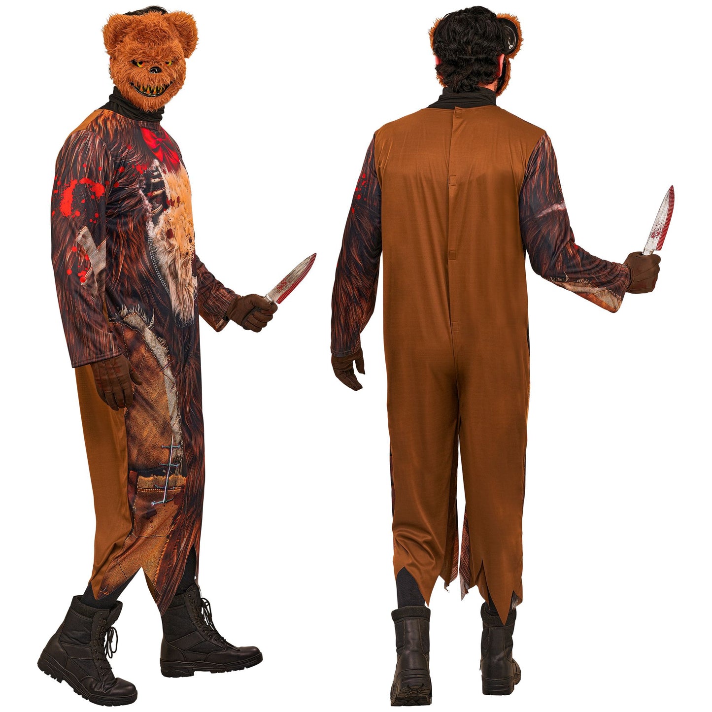 "ZOMBIE TEDDYBÄR" (Overall, Maske) – Ansicht 8