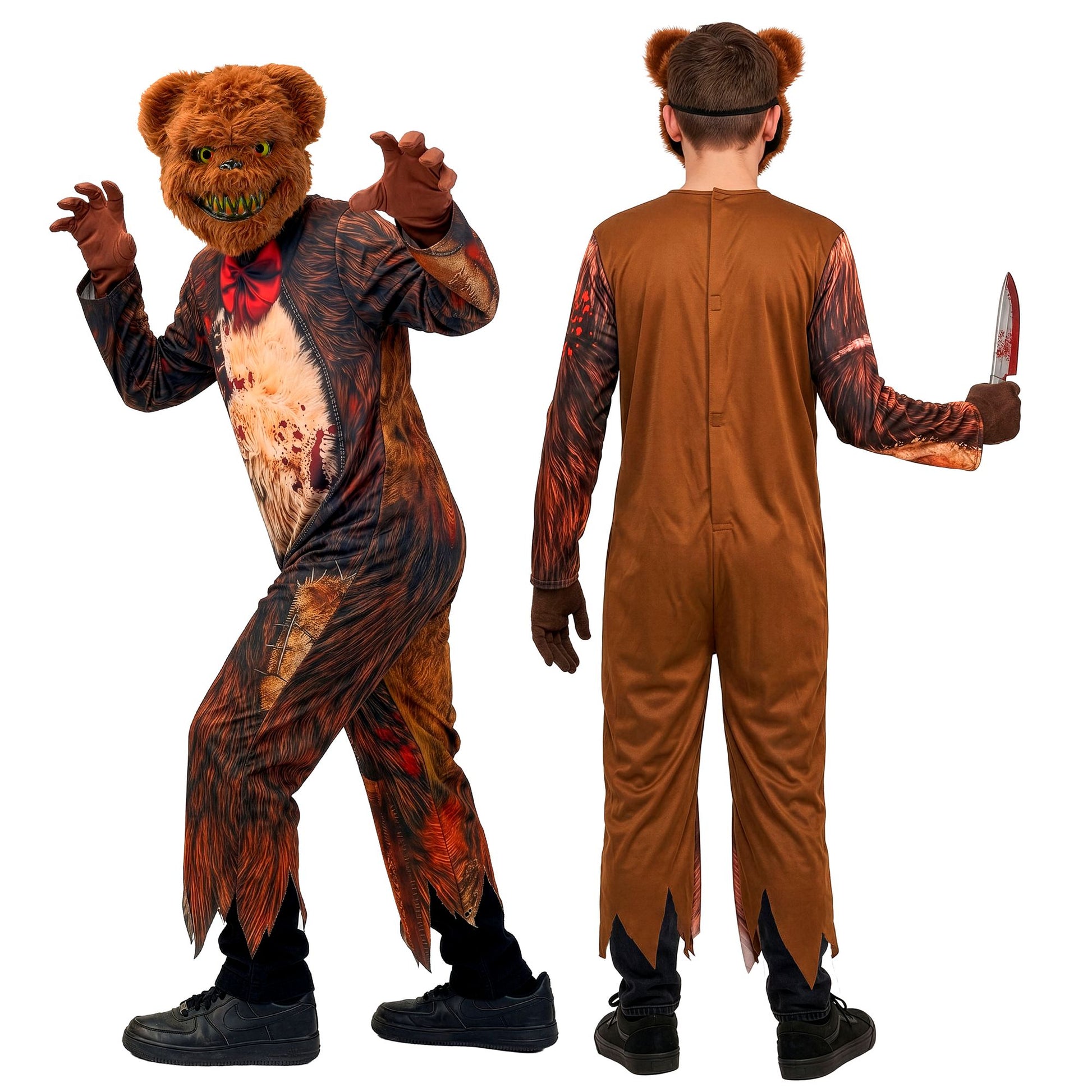 "ZOMBIE TEDDYBÄR" (Overall, Maske) – Ansicht 4