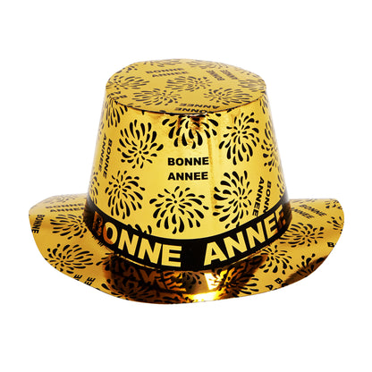 "ZYLINDER BONNE ANNÉE GOLD" – Vorderansicht