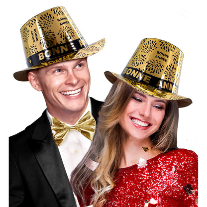 "ZYLINDER BONNE ANNÉE GOLD" – Ansicht 3