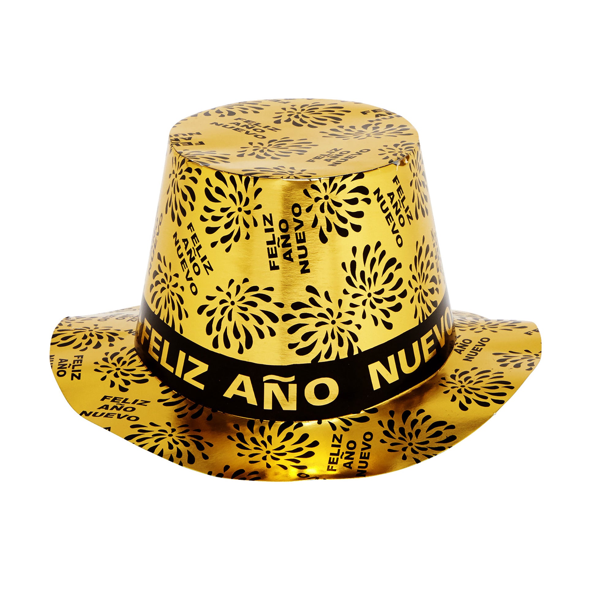 "ZYLINDER FELIZ AÑO NUEVO GOLD" – Vorderansicht