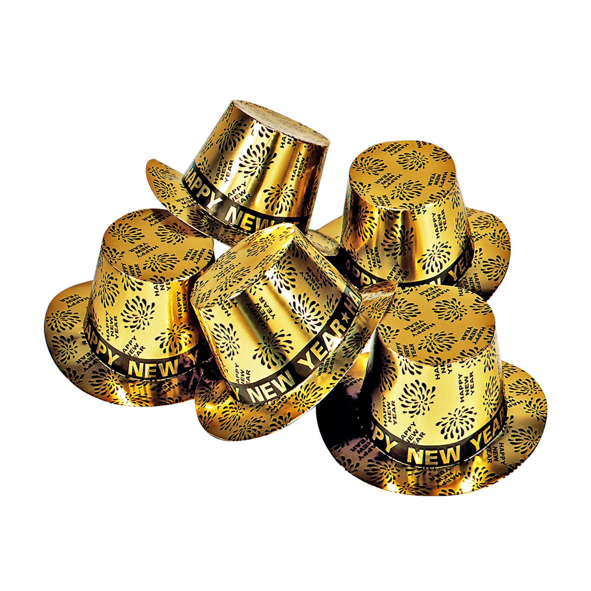 "ZYLINDER HAPPY NEW YEAR GOLD" – Detailansicht