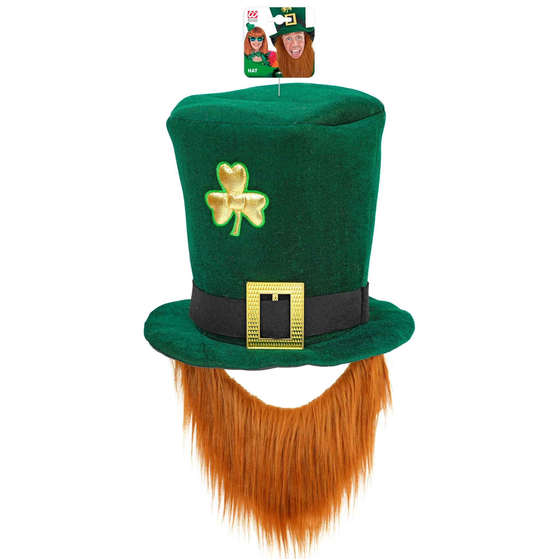 "ZYLINDER MIT BART LEPRECHAUN" 25 cm – Detailansicht