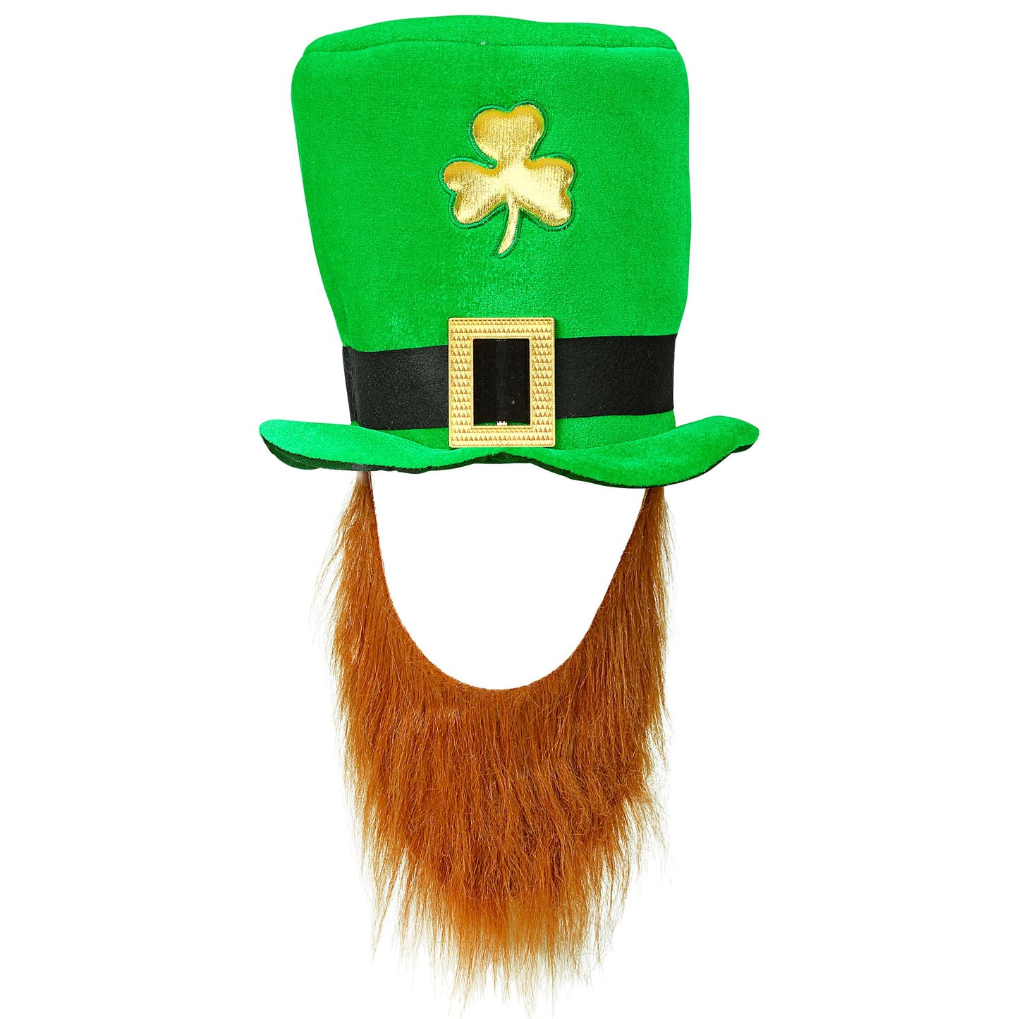 "ZYLINDER MIT BART LEPRECHAUN" 25 cm – Vorderansicht